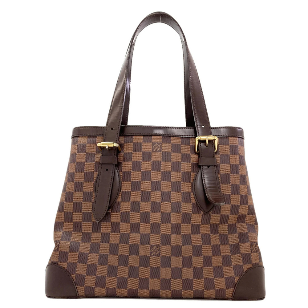 LOUIS VUITTON Brown Damier Canvas Tote Bag - Picture 2 of 16